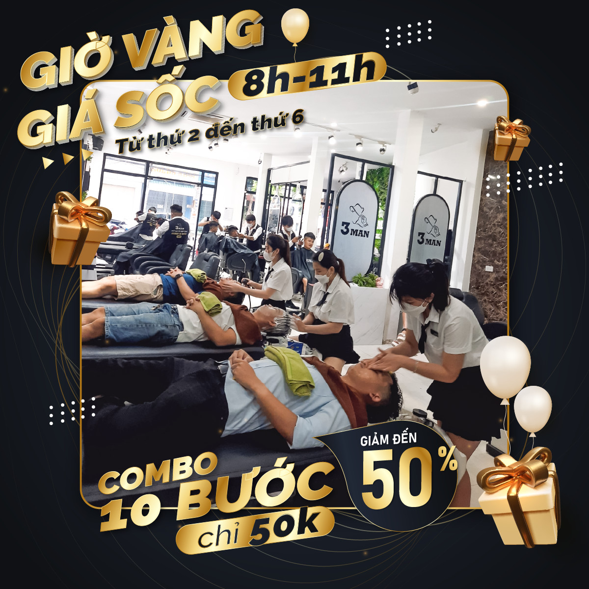 KHUYẾN MÃI ĐẾN 31/12/2024 CHI NHÁNH 3MAN HUẾ -  71 TRẦN HƯNG ĐẠO 